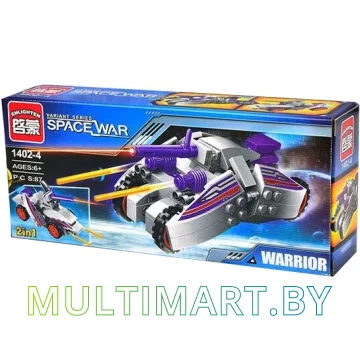 Конструктор Qman Space War 1402-4 Воин (87 деталей)